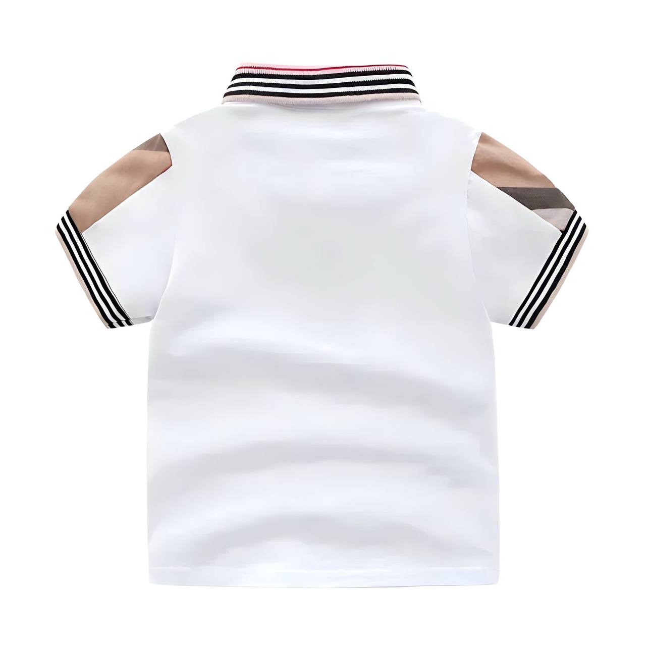 ONEAKIDS Baby & Toddler clothing Boys' Summer White Polo T-Shirt