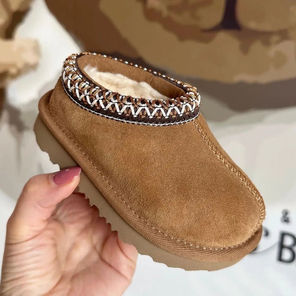 ONEAKIDS Baby & Toddler clothing BROWN / EU21   (5.3 inches) Children's Unisex Slipper-Style Mini Boots