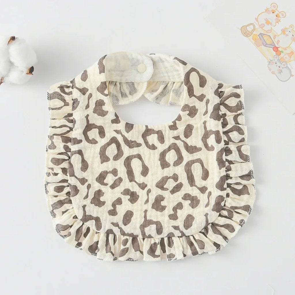 ONEAKIDS Baby & Toddler clothing CHEETAH Boho Muslin Bibs for Baby Girls