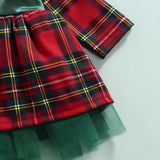 ONEAKIDS Baby & Toddler clothing Christmas Girls' Red Tartan Festive Dress