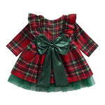 ONEAKIDS Baby & Toddler clothing Christmas Girls' Red Tartan Festive Dress