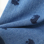 ONEAKIDS Baby & Toddler clothing Denim Dinosaur Unisex Jumpsuit