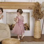 ONEAKIDS Baby & Toddler clothing FLOWER GIRL Dress With a Fluttery Tulle Skirt