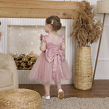 ONEAKIDS Baby & Toddler clothing FLOWER GIRL Dress With a Fluttery Tulle Skirt