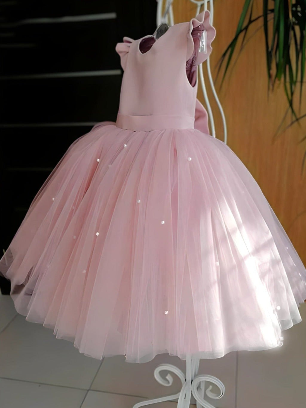 ONEAKIDS Baby & Toddler clothing FLOWER GIRL Dress With a Fluttery Tulle Skirt