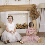 ONEAKIDS Baby & Toddler clothing FLOWER GIRL Dress With a Fluttery Tulle Skirt