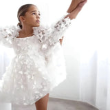 ONEAKIDS Baby & Toddler clothing Flower Girl Dress with Butterfly Accents