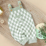 ONEAKIDS Baby & Toddler clothing Frankie Check 1-Piece Overalls