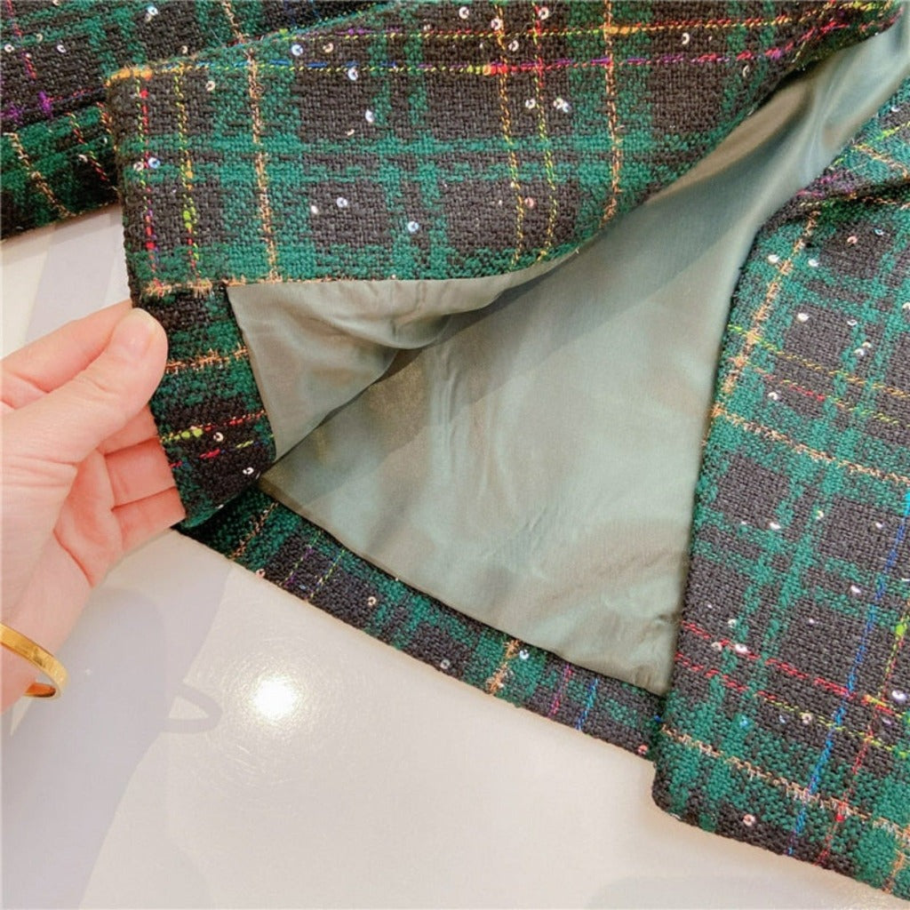 ONEAKIDS Baby & Toddler clothing Girls' Classic Jacket & Skort Set in Green