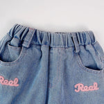 ONEAKIDS Baby & Toddler clothing Girls' Denim Pants and Pink Top Set