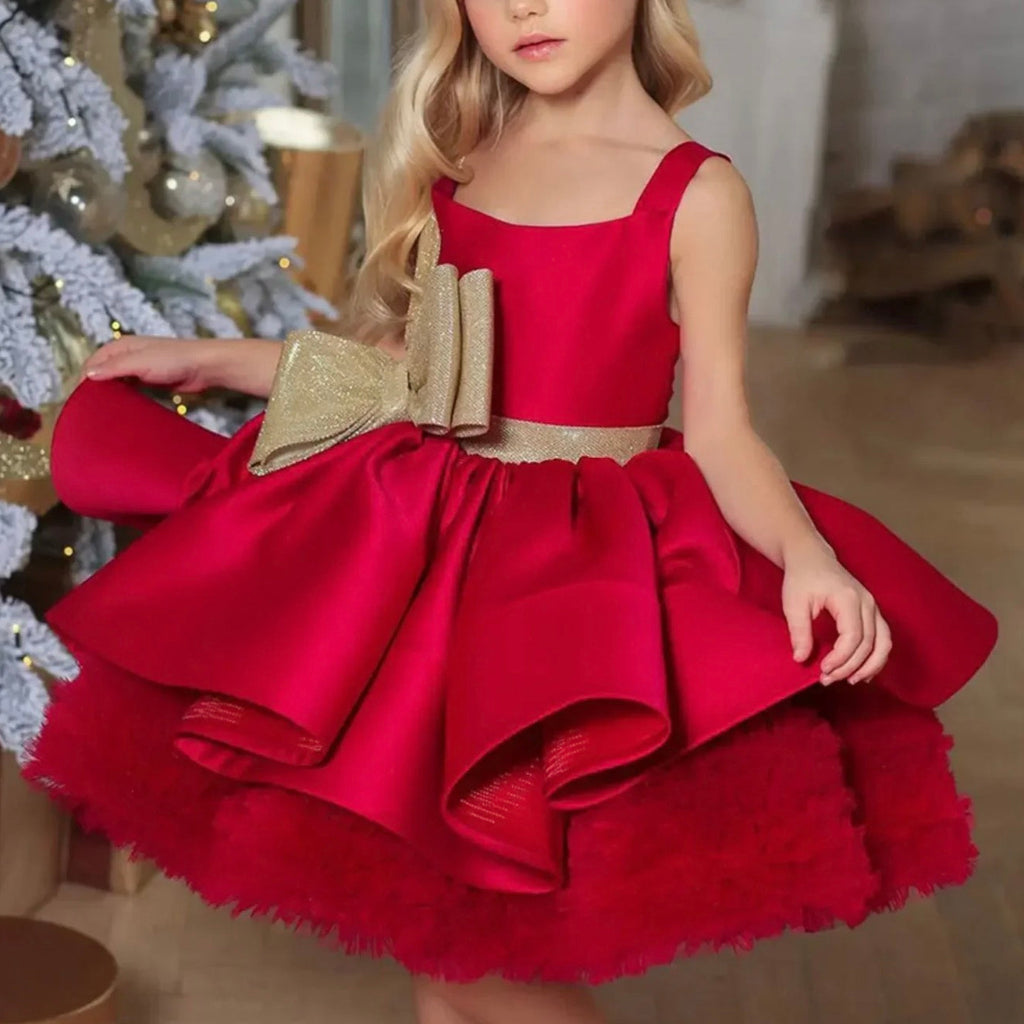 ONEAKIDS Baby & Toddler clothing Girls’ Elegant Holiday Party Dress