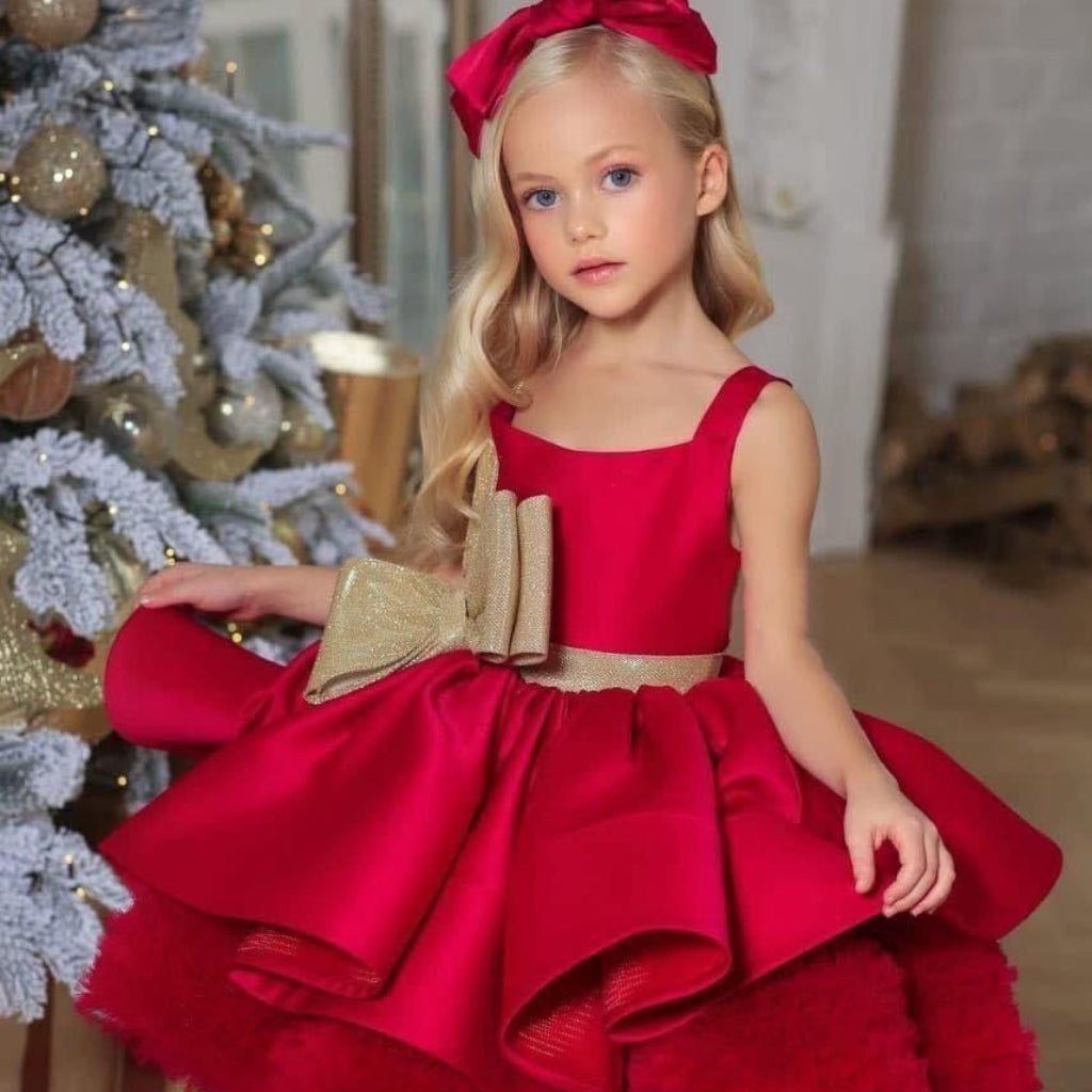 ONEAKIDS Baby & Toddler clothing Girls’ Elegant Holiday Party Dress