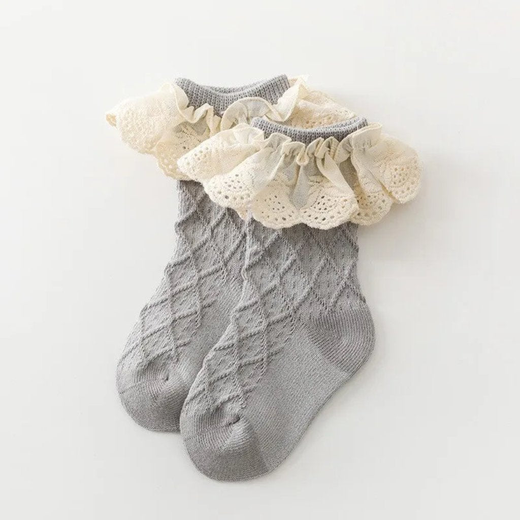 ONEAKIDS Baby & Toddler clothing GRAY / 0-3M Cute Ballerina Socks