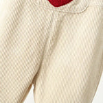ONEAKIDS Baby & Toddler clothing Heart Corduroy Unisex Jumpsuit