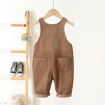 ONEAKIDS Baby & Toddler clothing Heart Corduroy Unisex Jumpsuit