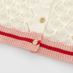 ONEAKIDS Baby & Toddler clothing Knit Cotton Toddler Cardigan & Skirt Set