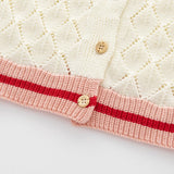 ONEAKIDS Baby & Toddler clothing Knit Cotton Toddler Cardigan & Skirt Set