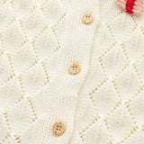 ONEAKIDS Baby & Toddler clothing Knit Cotton Toddler Cardigan & Skirt Set