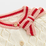 ONEAKIDS Baby & Toddler clothing Knit Cotton Toddler Cardigan & Skirt Set