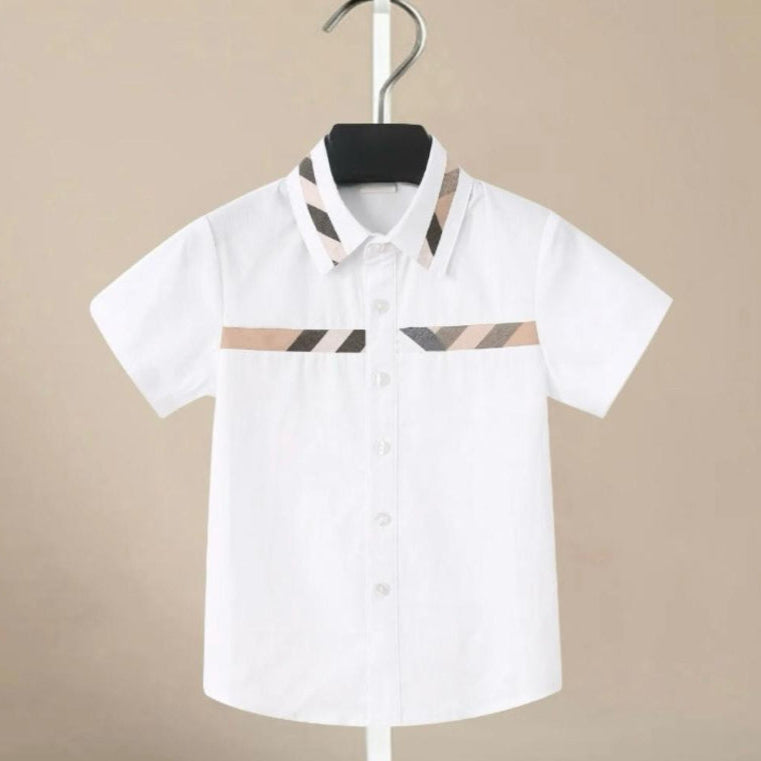 ONEAKIDS Baby & Toddler clothing Leonard Boys' White Polo Shirt