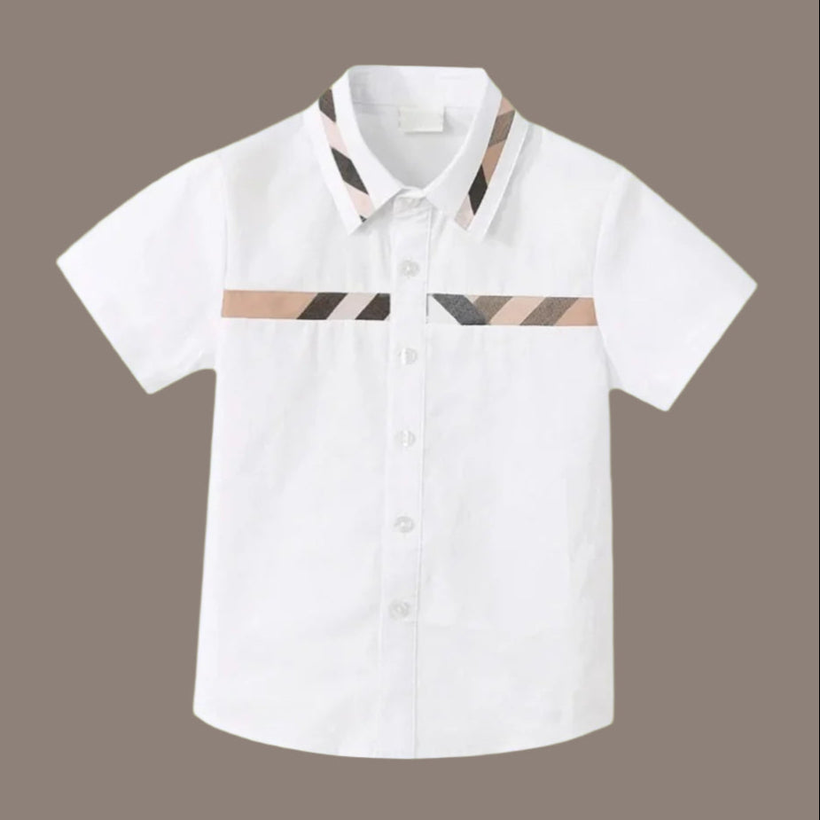 ONEAKIDS Baby & Toddler clothing Leonard Boys' White Polo Shirt