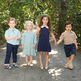 ONEAKIDS Baby & Toddler clothing Mozart Girls' Dress with White Collar