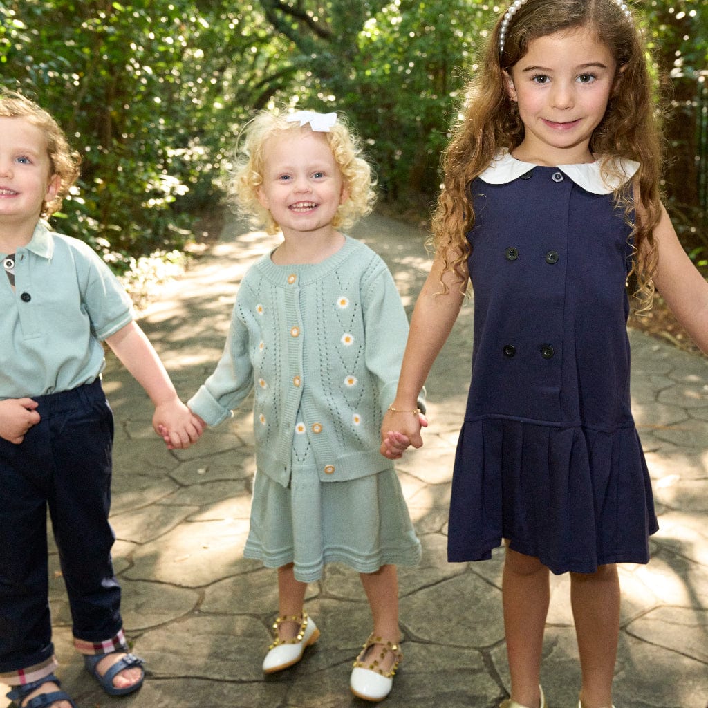 ONEAKIDS Baby & Toddler clothing Mozart Girls' Dress with White Collar