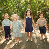 ONEAKIDS Baby & Toddler clothing Mozart Girls' Dress with White Collar