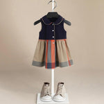 ONEAKIDS Baby & Toddler clothing NAVY / 12-18M Adele Vintage Style Girls' Dress