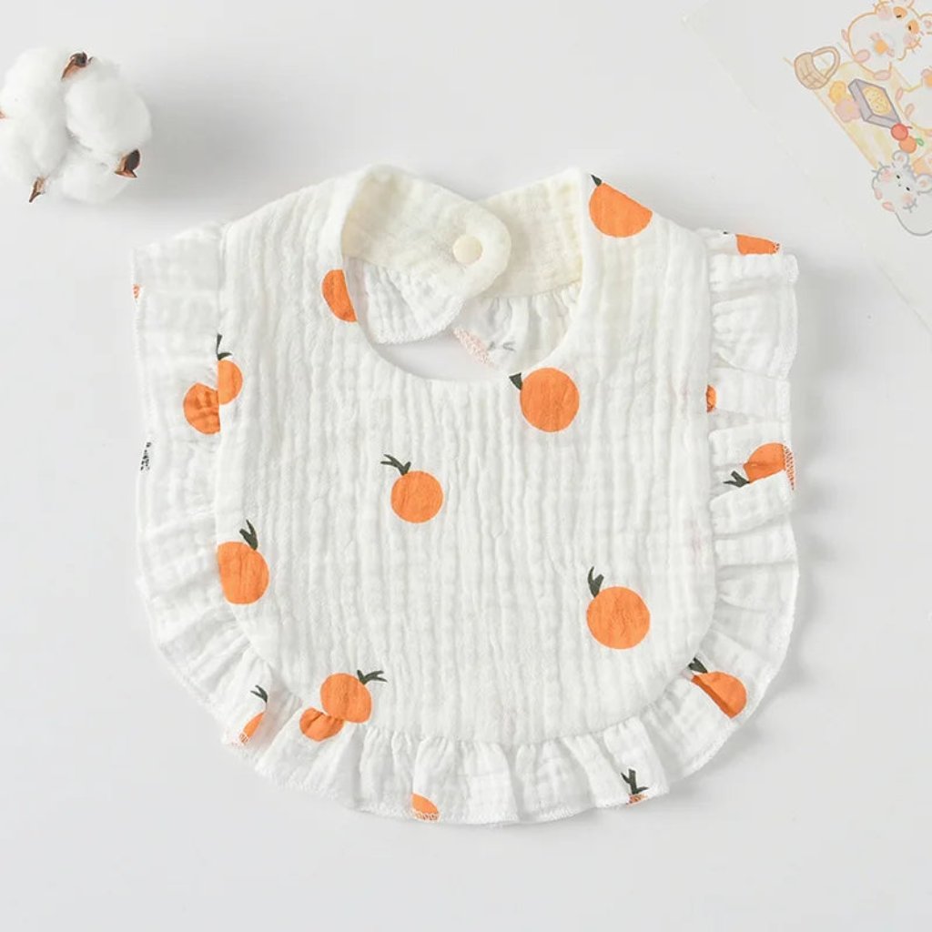 ONEAKIDS Baby & Toddler clothing ORANGES Boho Muslin Bibs for Baby Girls