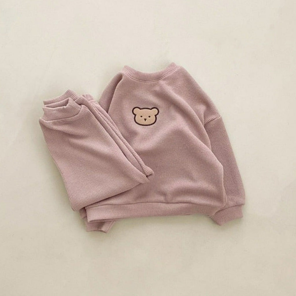 ONEAKIDS Baby & Toddler clothing PINK / 3-6M TEDDY SOFT COTTON SET