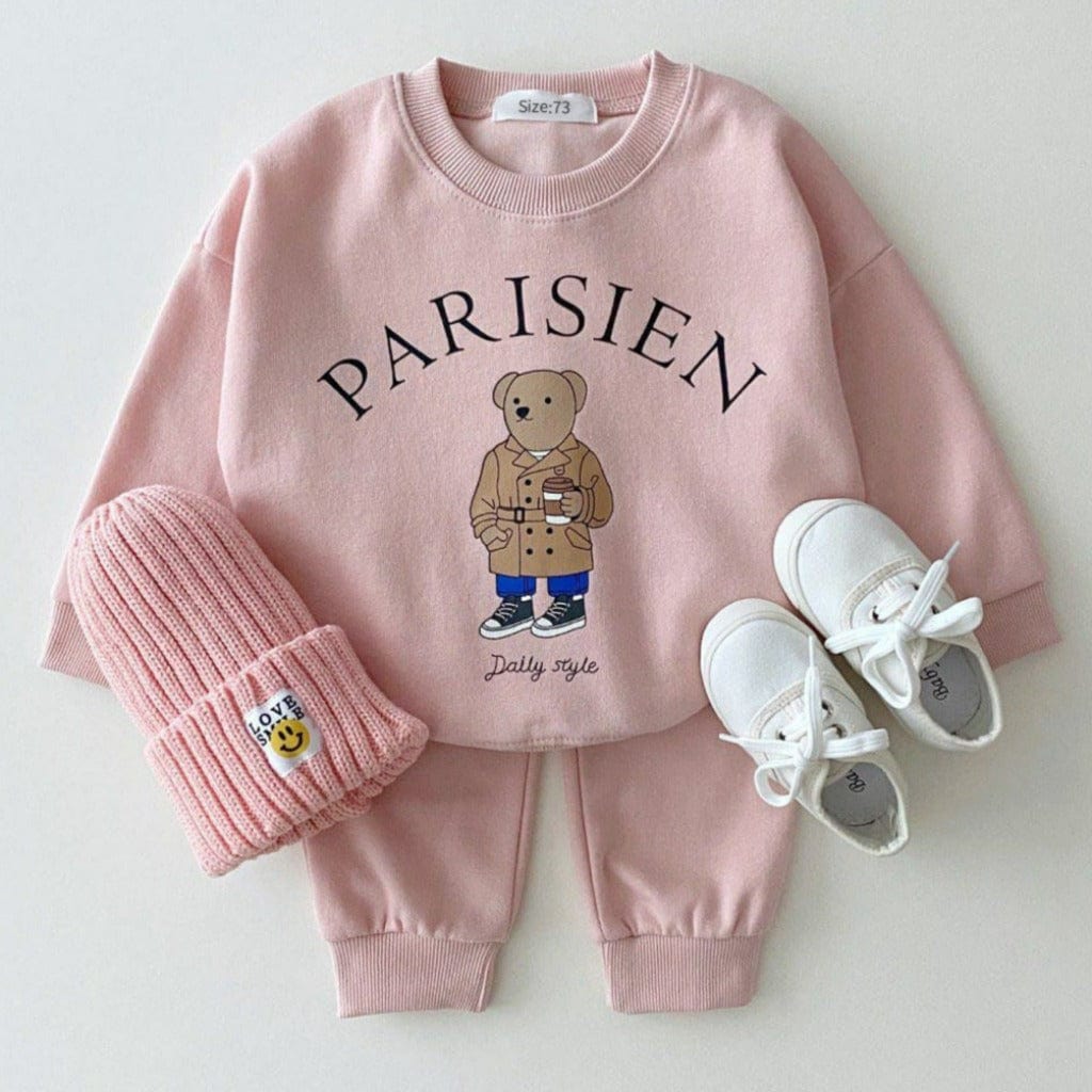 ONEAKIDS Baby & Toddler clothing PINK / 6-12M 2-Piece Top & Bottom Big City Set