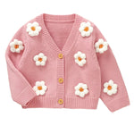 ONEAKIDS Baby & Toddler clothing PINK / 6-12M Baby Girls’ Daisy Floral Cardigan
