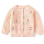 ONEAKIDS Baby & Toddler clothing PINK / 6-12M Flower Baby Girls' Cardigan
