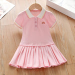 ONEAKIDS Baby & Toddler clothing Pink Maven Polo Dress