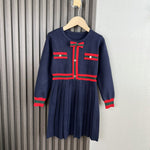 ONEAKIDS Baby & Toddler clothing Premium Knit Cotton Classy Girls' Dress
