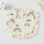ONEAKIDS Baby & Toddler clothing RAINBOWS Boho Muslin Bibs for Baby Girls