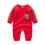 ONEAKIDS Baby & Toddler clothing RED / 0-3M Unisex Retro Baby & Toddler Romper