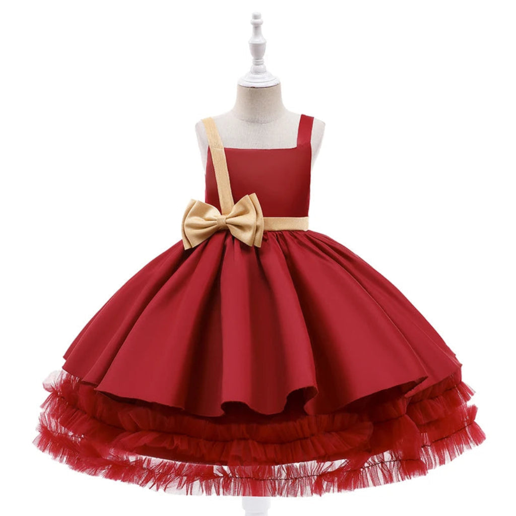 ONEAKIDS Baby & Toddler clothing RED / 12-18M Girls’ Elegant Holiday Party Dress