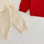 ONEAKIDS Baby & Toddler clothing Retro Girls' Knit Cotton Cardigan