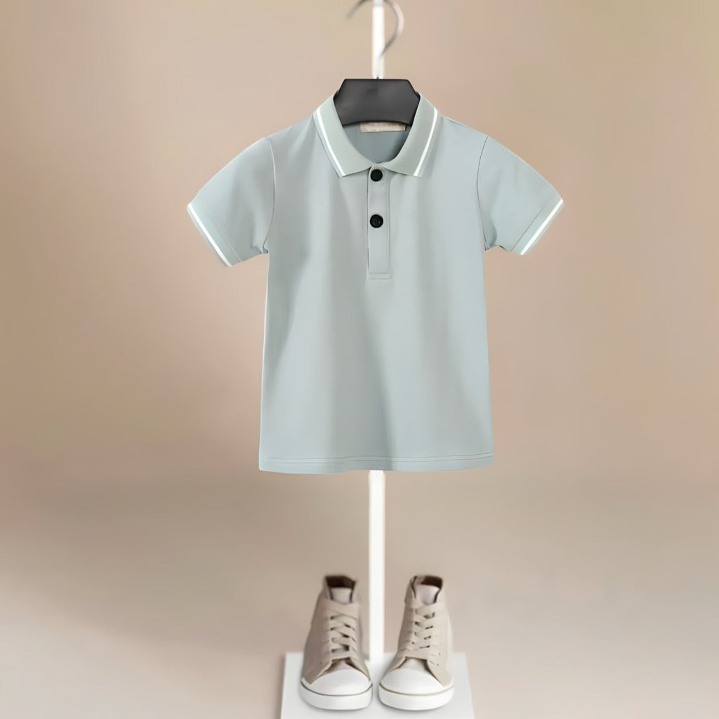 ONEAKIDS Baby & Toddler clothing Sage Blue Boys' Polo Shirt