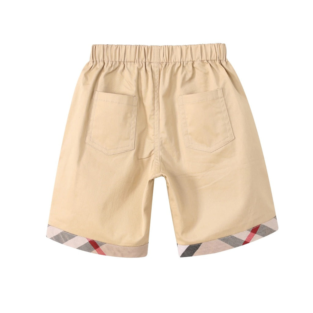 ONEAKIDS Baby & Toddler clothing SHORT / 12-18M Top & Bottom Beige Boys' Matching Set