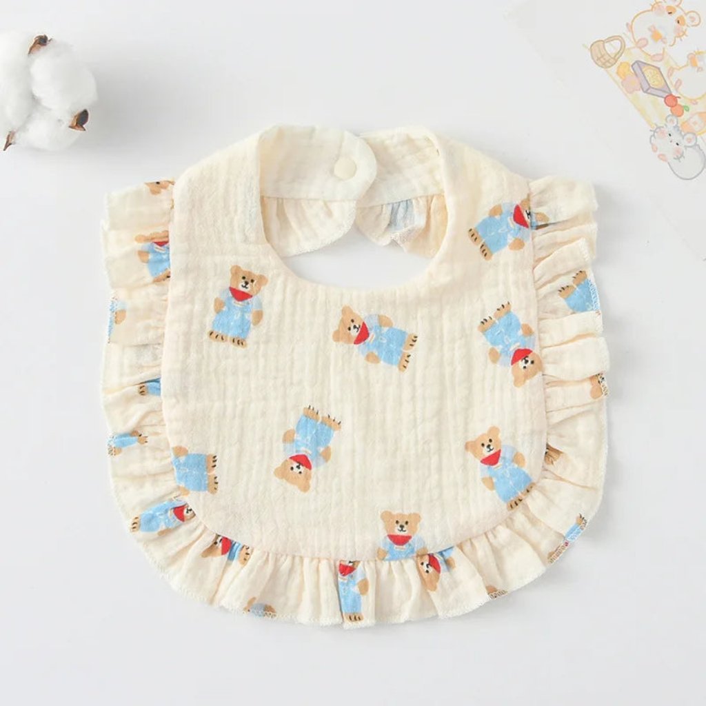 ONEAKIDS Baby & Toddler clothing TEDDY Boho Muslin Bibs for Baby Girls