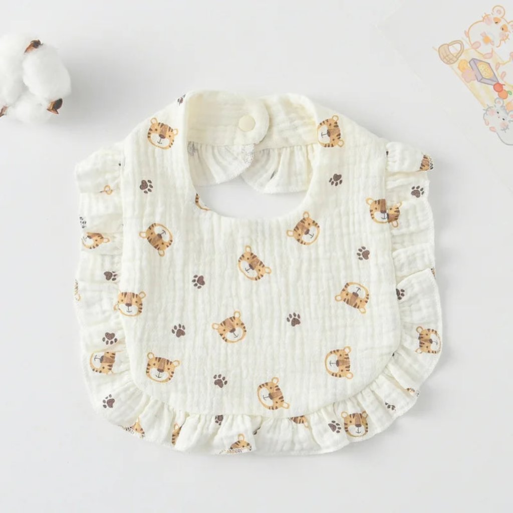 ONEAKIDS Baby & Toddler clothing TIGERS Boho Muslin Bibs for Baby Girls