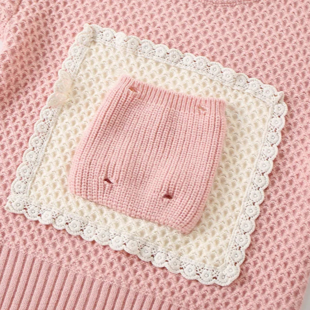 ONEAKIDS Baby & Toddler clothing Toy Bunny Sweater & Skirt Set