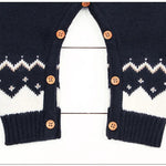 ONEAKIDS Baby & Toddler clothing Unisex Knitted Reindeer Winter Jumpsuit