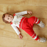 ONEAKIDS Baby & Toddler clothing Unisex Knitted Reindeer Winter Jumpsuit