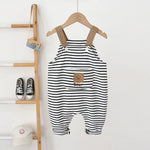 ONEAKIDS Baby & Toddler clothing Unisex Striped Boho Overalls