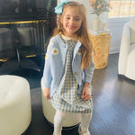 ONEAKIDS Baby & Toddler clothing Vintage Casual Girls' Plaid Dress