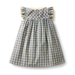 ONEAKIDS Baby & Toddler clothing Vintage Casual Girls' Plaid Dress